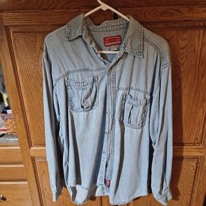 Marlboro Vintage Blue Denim Shirt
